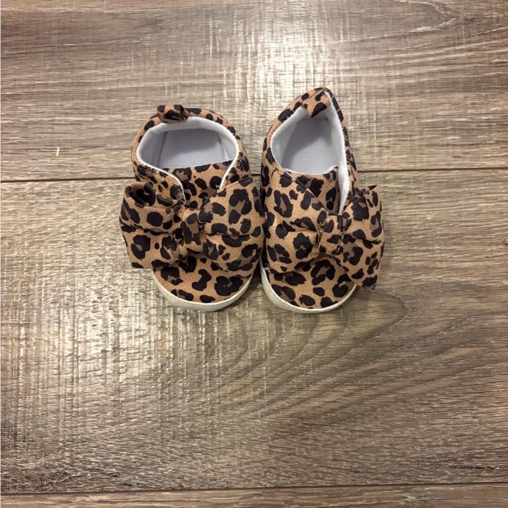 Leopard Print Baby Shoes